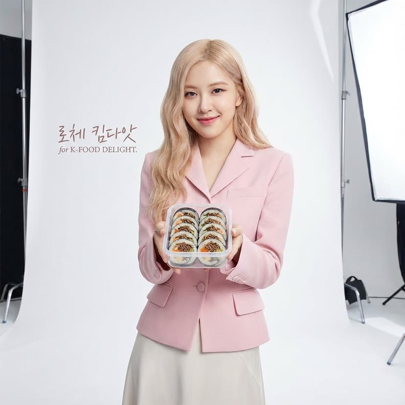 Rosé - Global K-pop Icon endorsing Bulgogi Kimbap